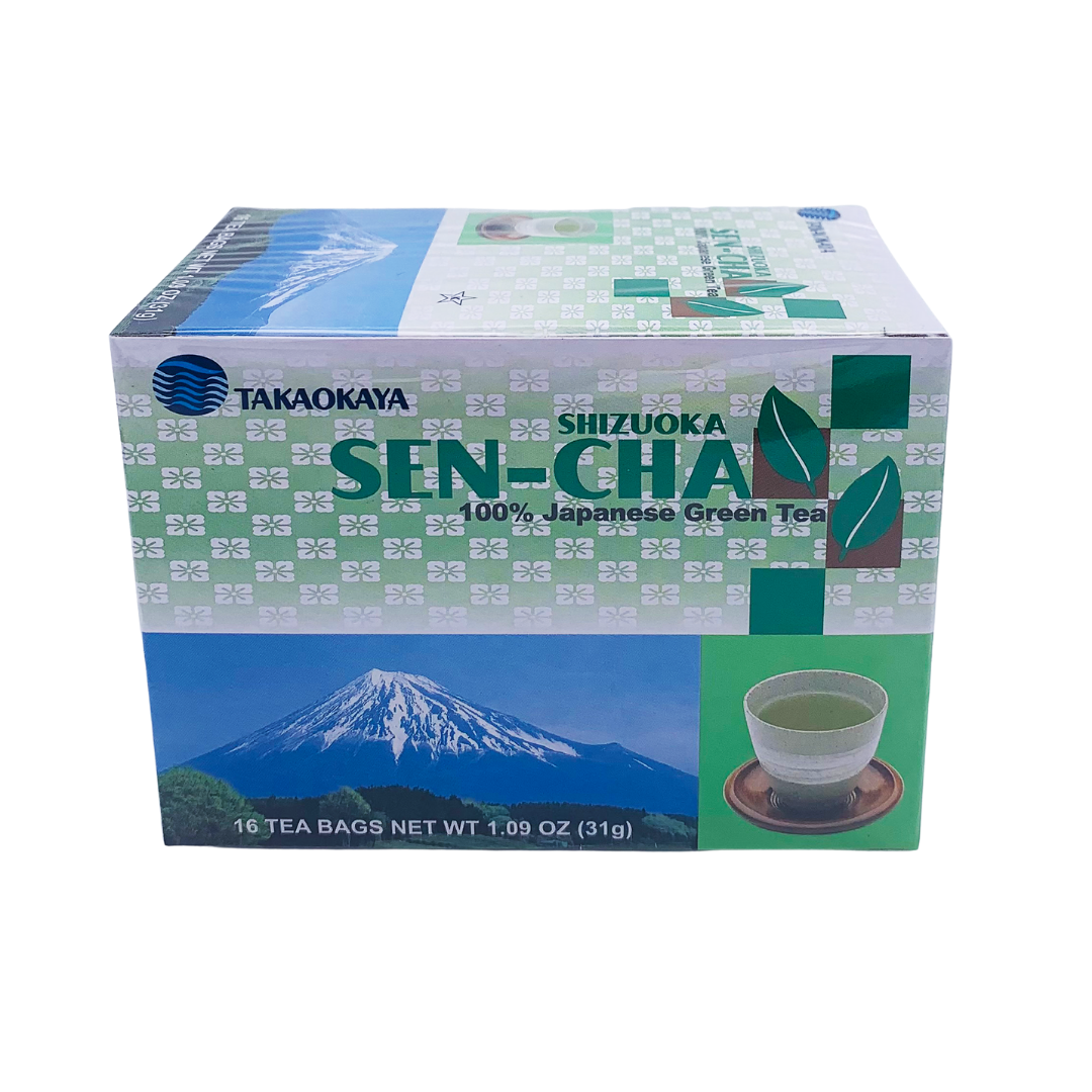 Sencha Teabags Green Tea 16pc 31g by Takaokaya