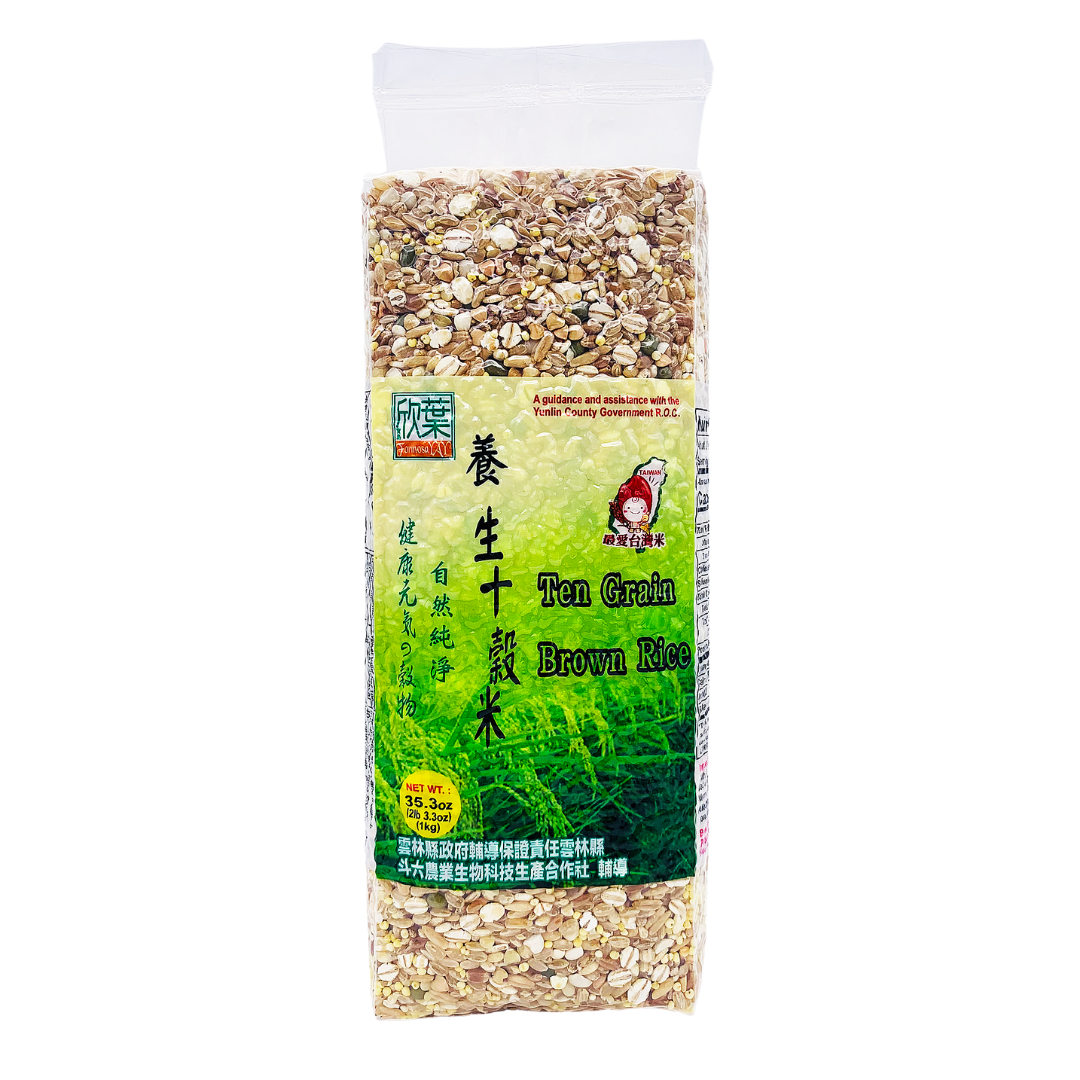Formosa Rice Ten Grain Brown Rice 1kg by Formosa Yay – Thai Food Online (authentic ...