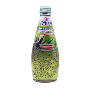 Thai Pandan Drink with Basil Seed 290ml by V-Fresh