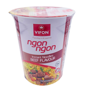 Beef Flavoured Instant Noodle Cup 60g by Vifon