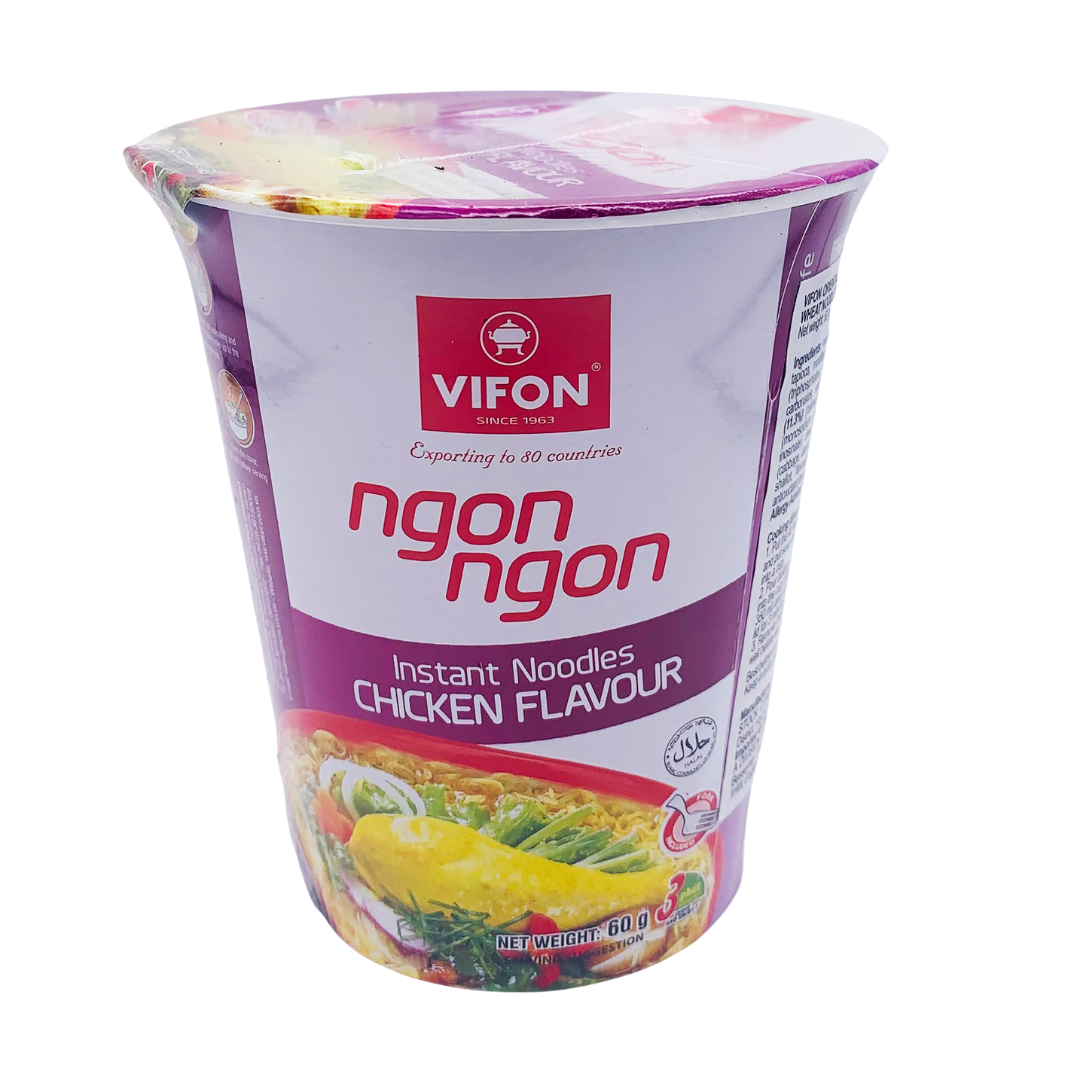 Chicken Flavoured Instant Noodle Cup 60g by Vifon