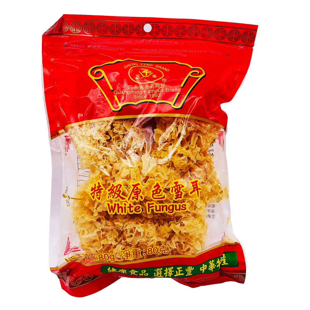 Dried White Fungus 80g by Zheng Feng Brand