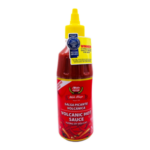** REDUCED** Volcanic Hot Sauce 450g Squeezy Bottle by Woh Hup BB 29.07.23