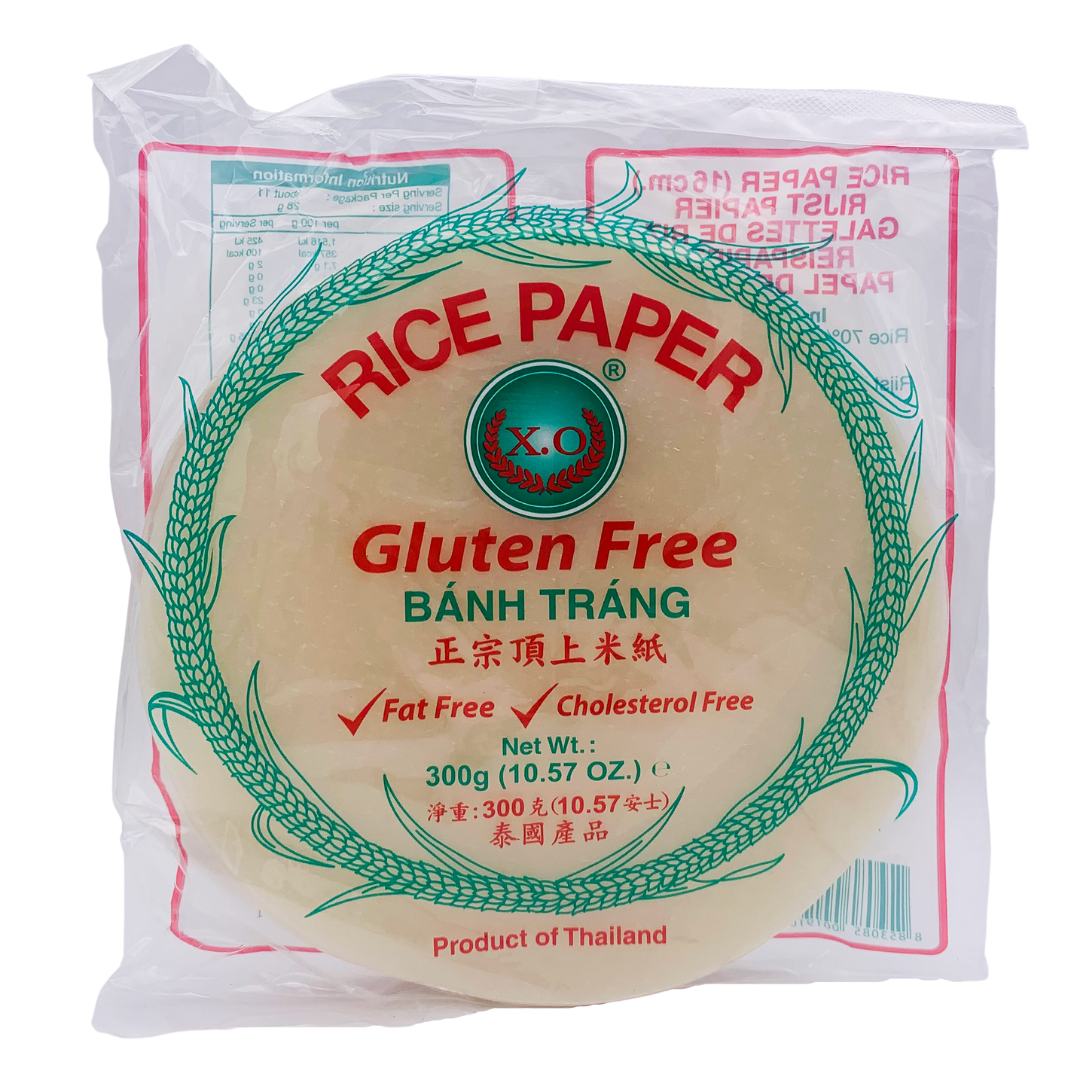 Rice Paper Spring Roll Wrappers 16cm 300g by XO