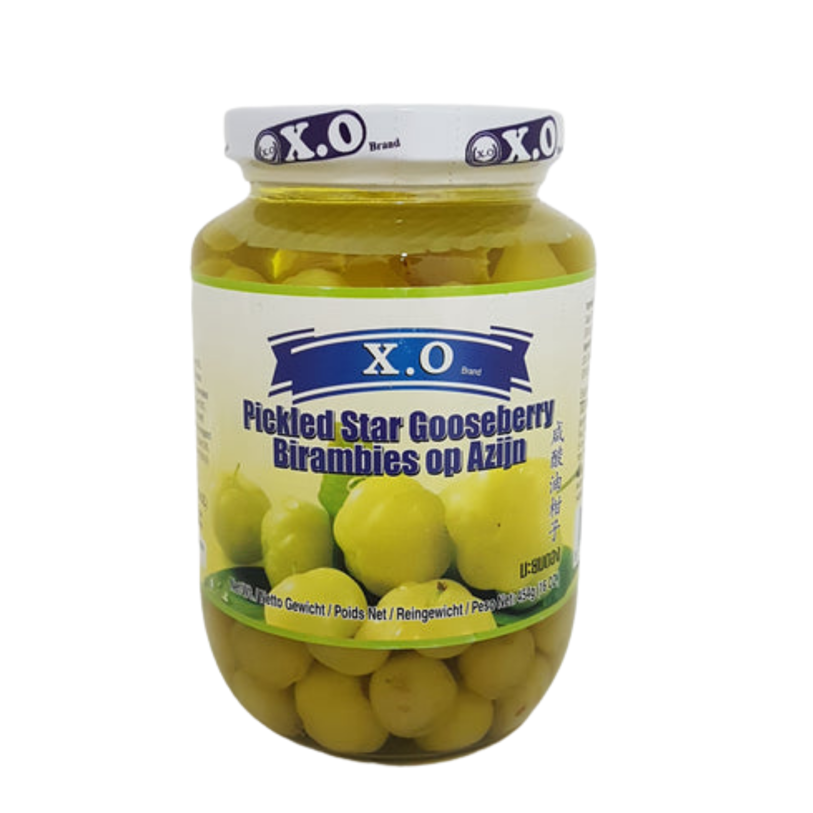 Thai Pickled Star Gooseberry (Mayom) 454g by XO
