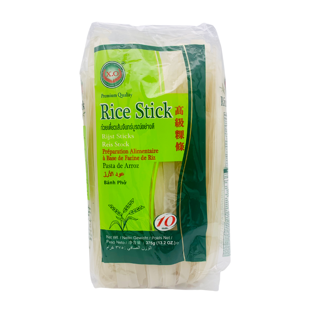Rice Sticks 10mm (L) 375g by XO – Thai Food Online (authentic Thai ...