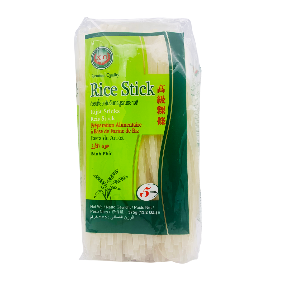 Rice Sticks 5mm (M) 375g by XO – Thai Food Online (authentic Thai ...