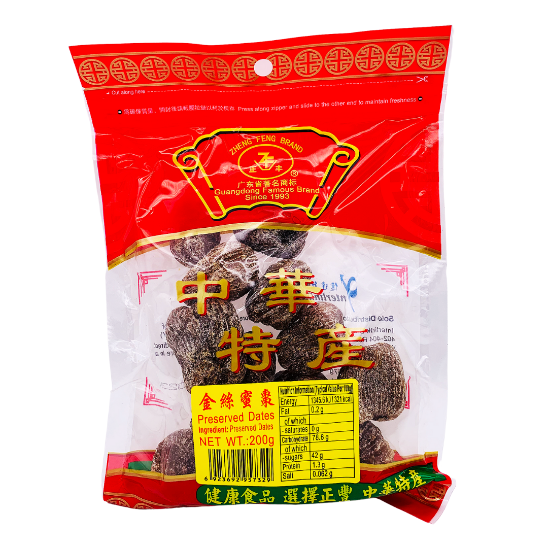 Preserved Dates 200g by Zheng Feng Brand