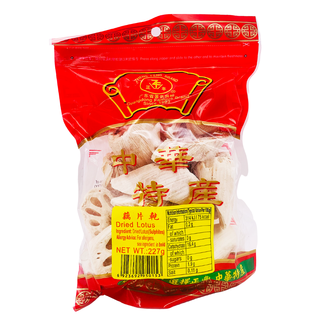 Dried Lotus Root 227g by Zheng Feng Brand