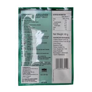 Cantonese Lemon Chicken Sauce Packet 60g by AHG
