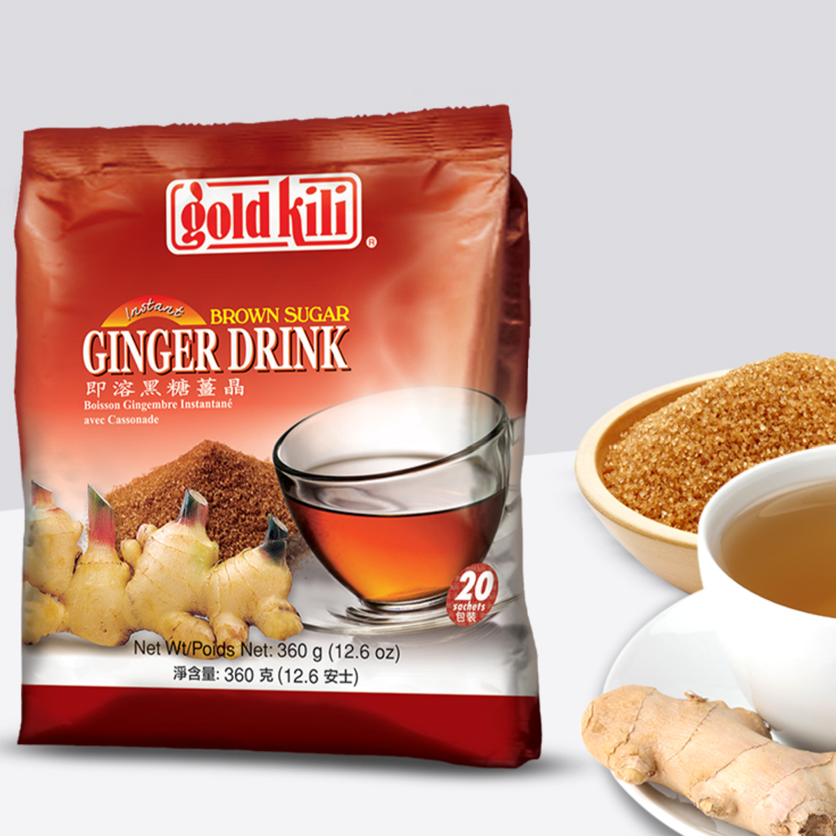 Vegan Ginger Tea & Infusions Roberts Gold Tea Instant Ginger Tea With ...