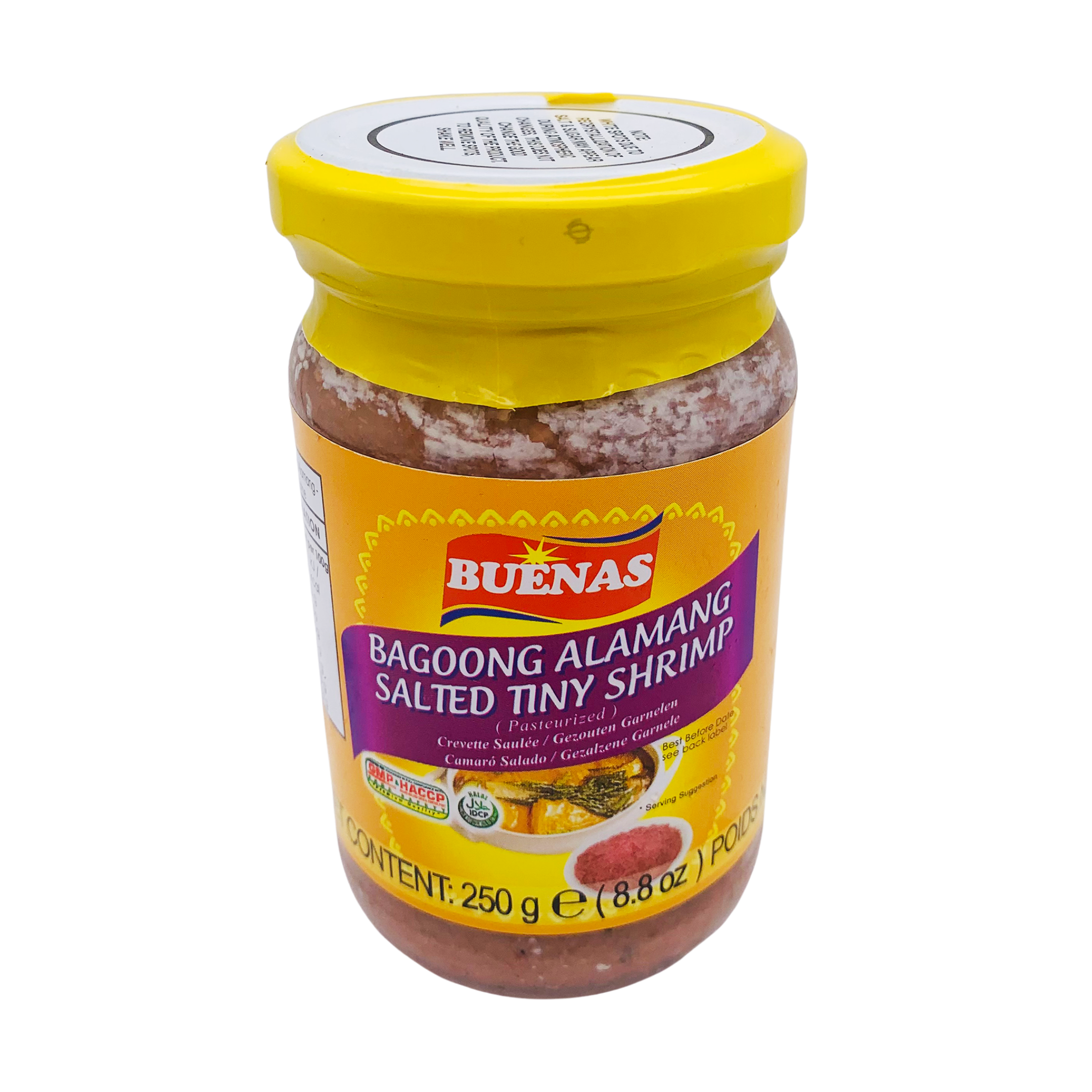 Alamang Salty Tiny Shrimp 250g Jar by Buenas