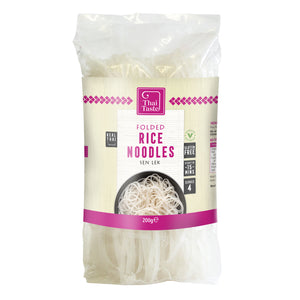 Folded Rice Noodles (Sen Lek) 200g by Thai Taste