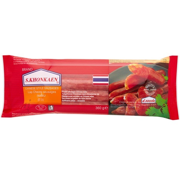 Frozen Chinese Sausages (Lap Chong) 360g by S. Khonkaen