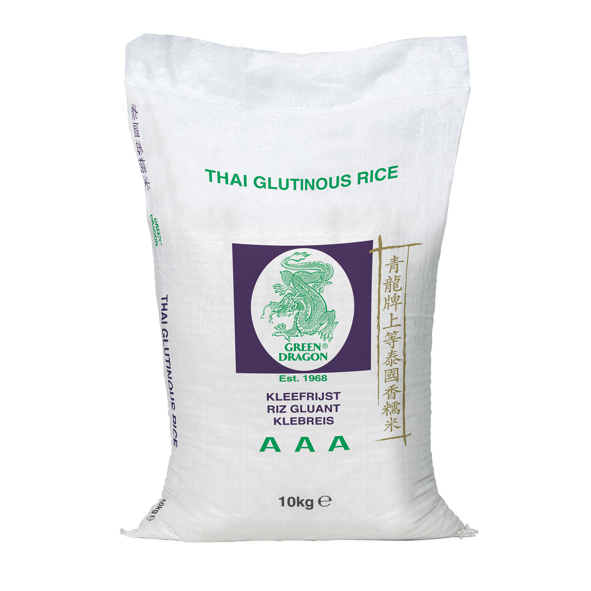 Glutinous Sticky Rice 10kg by Green Dragon – Thai Food Online ...