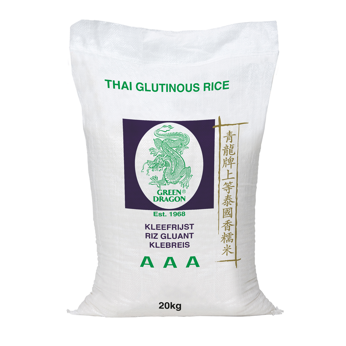 Glutinous Sticky Rice 20kg by Green Dragon – Thai Food Online ...