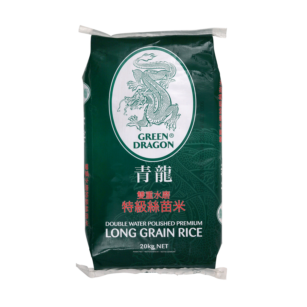 Premium Long Grain Rice 20kg by Green Dragon