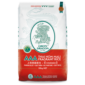Thai Fragrant Rice 20kg by Green Dragon