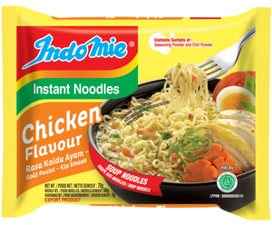 Chicken Flavour Soup Instant Noodles 70g by Indomie