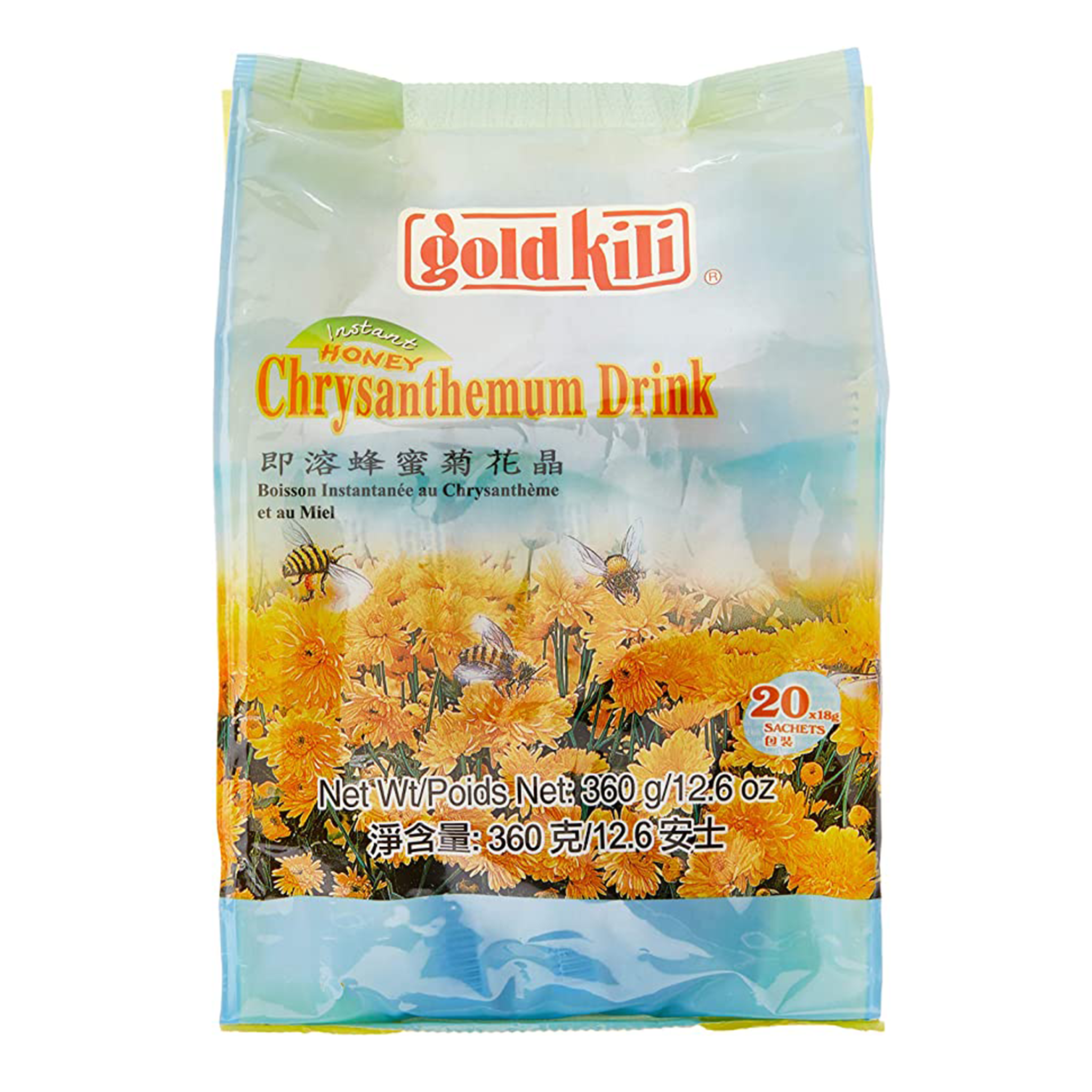 Instant Honeyed Chrysanthemum 20 Sachets 360g Packet by Gold Kili