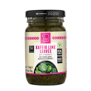 Thai Kaffir Lime Leaves (bai makrut) 114g by Thai Taste