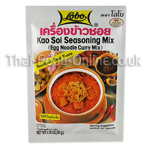 Thai kao soi seasoning (50g packet) by Lobo - Thai Food Online (your authentic Thai supermarket)
