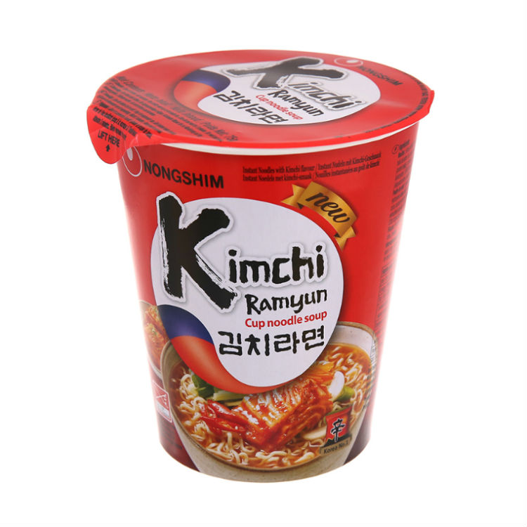 Kimchi Flavoured Instant Noodle Cup 75g by Nongshim