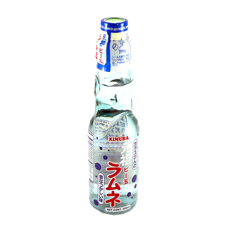 Ganso Ramune (Japanese Ramune) Fizzy Carbonated Drink Original Flavour 200ml by Kimura