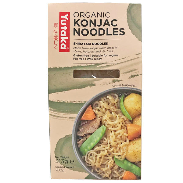 Gluten Free & Organic Konjac Noodles 200g by Yutaka