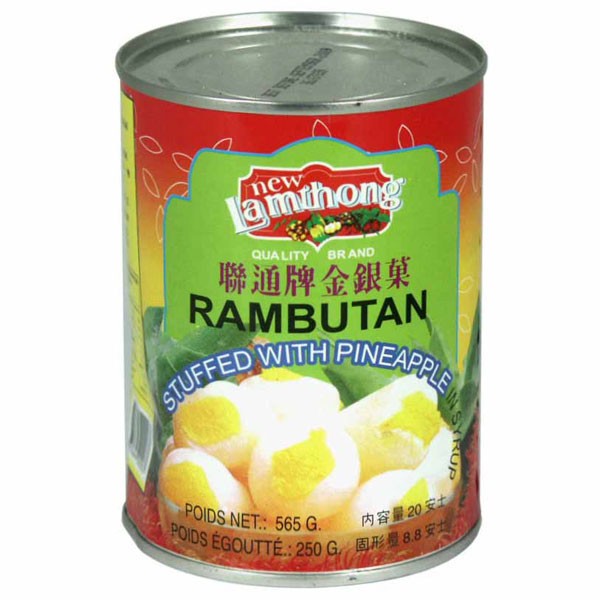 Rambutan and Pineapple in Syrup 565g by Lamthong