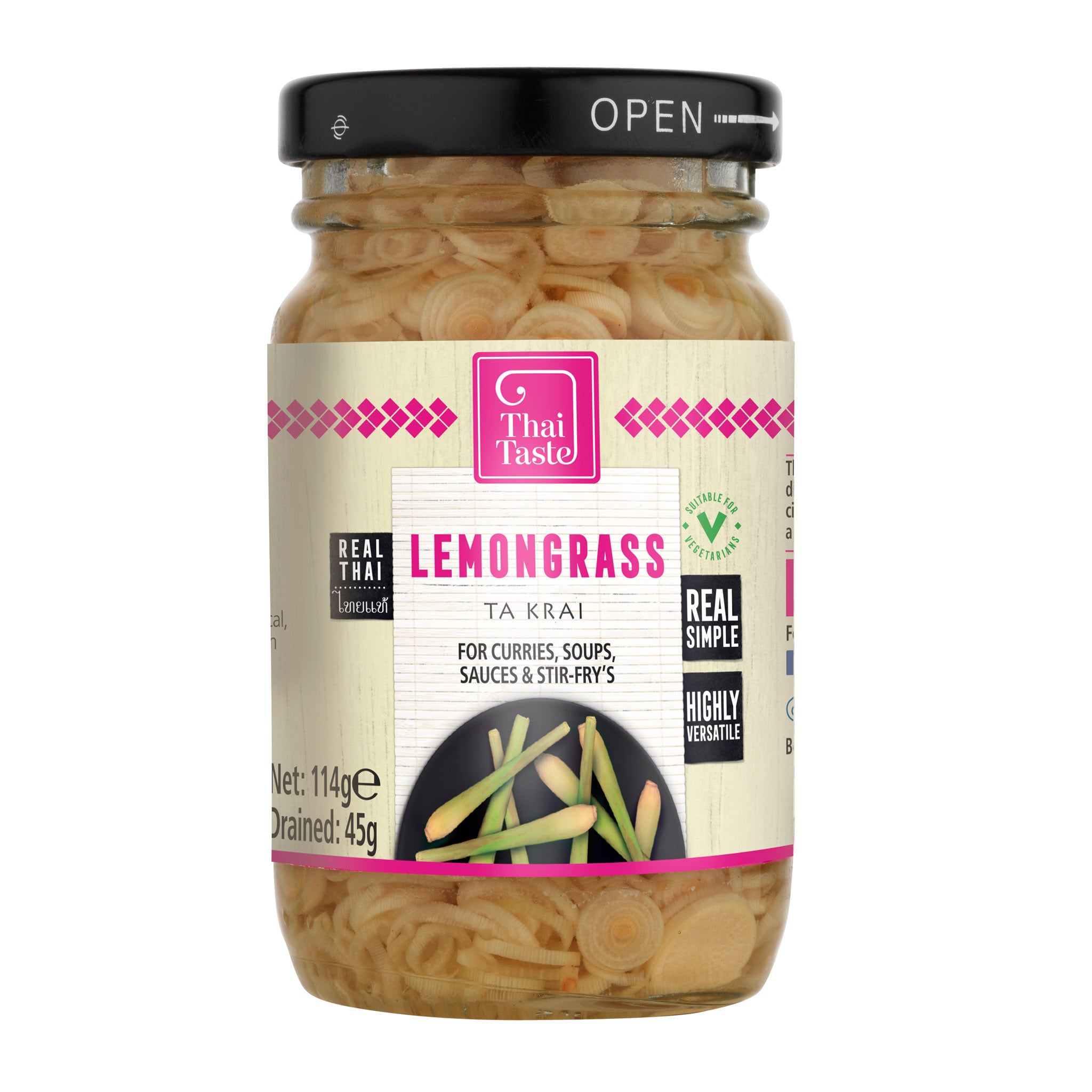 Thai Lemongrass (Ta Krai) Lemon Grass (114g) by Thai Taste