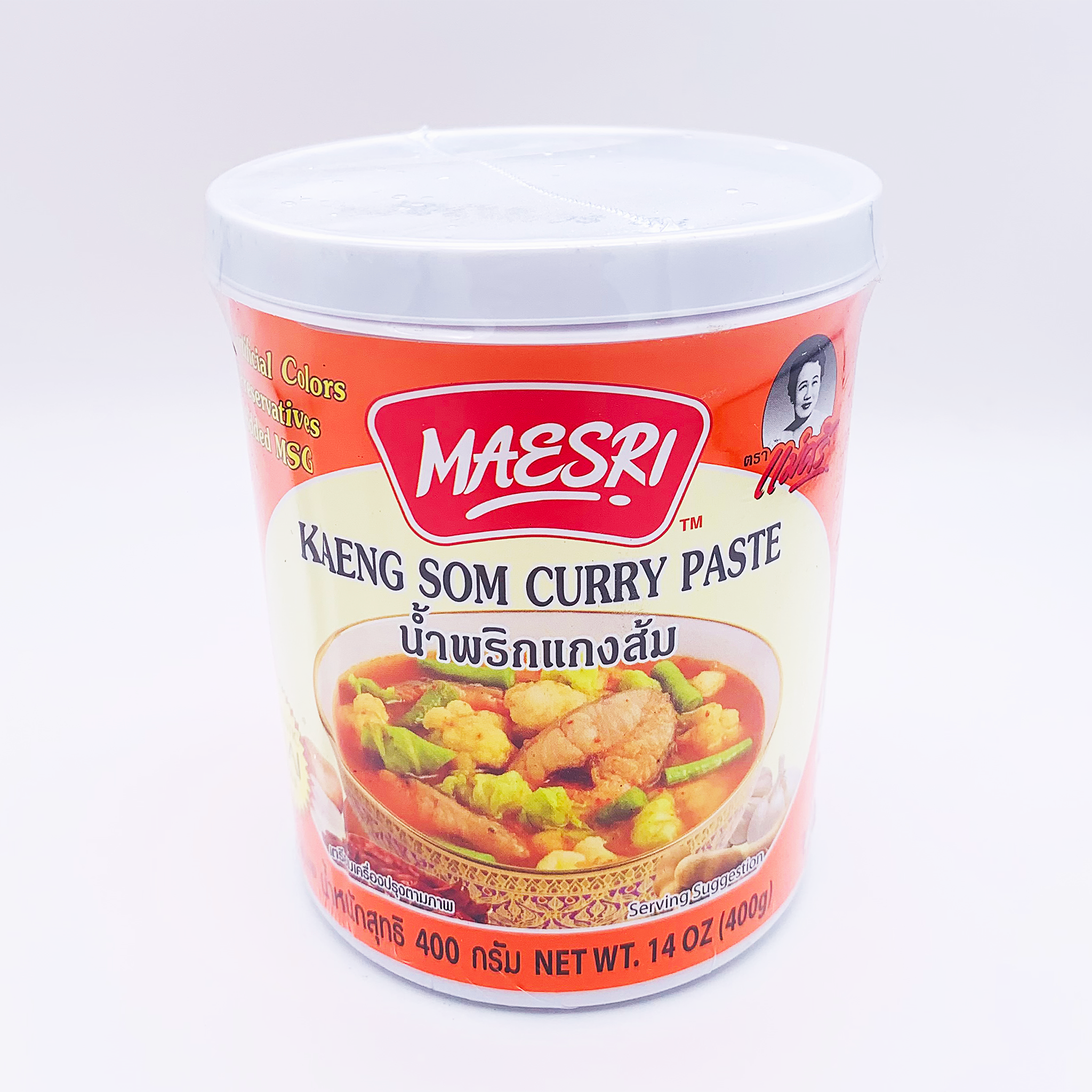 Thai Kaeng Som Sour Curry Paste 400g by Maesri