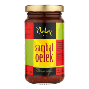 Malaysian Sambal Oelek Paste / Sauce 185g by Malay Taste