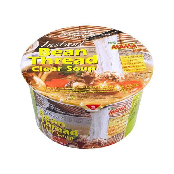 Thai Instant Bowl Mung Bean Vermicelli (Clear Soup) 45g by Mama
