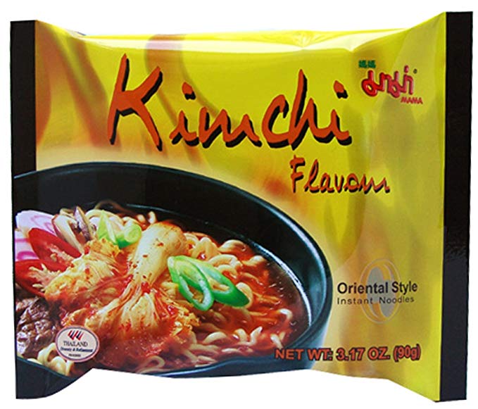 Kimchi Flavour Korean Udon Noodles 90g by Mama