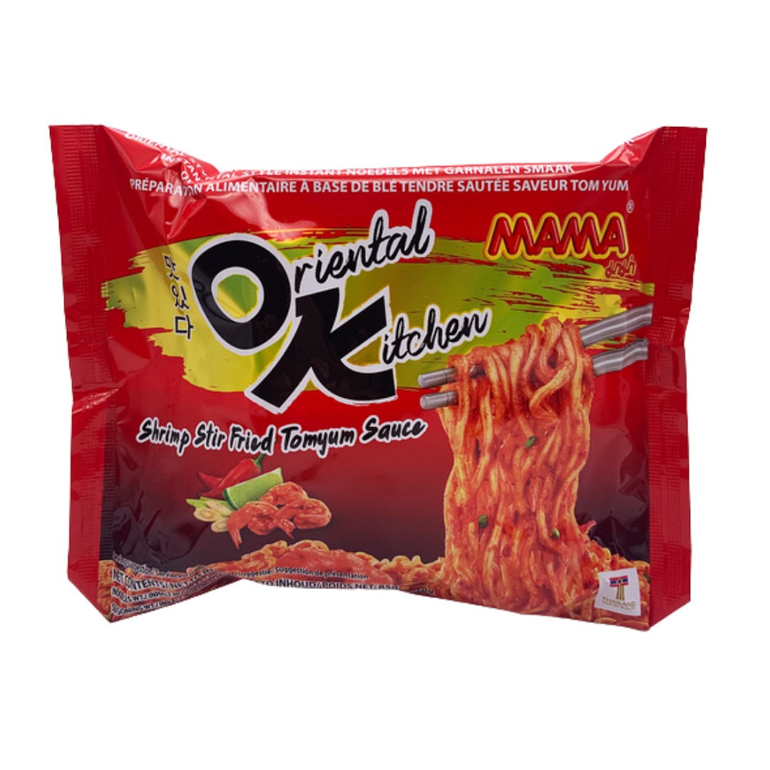 Oriental Kitchen Shrimp Stir Fry Tom Yum Flavour Noodles (85g) by Mama