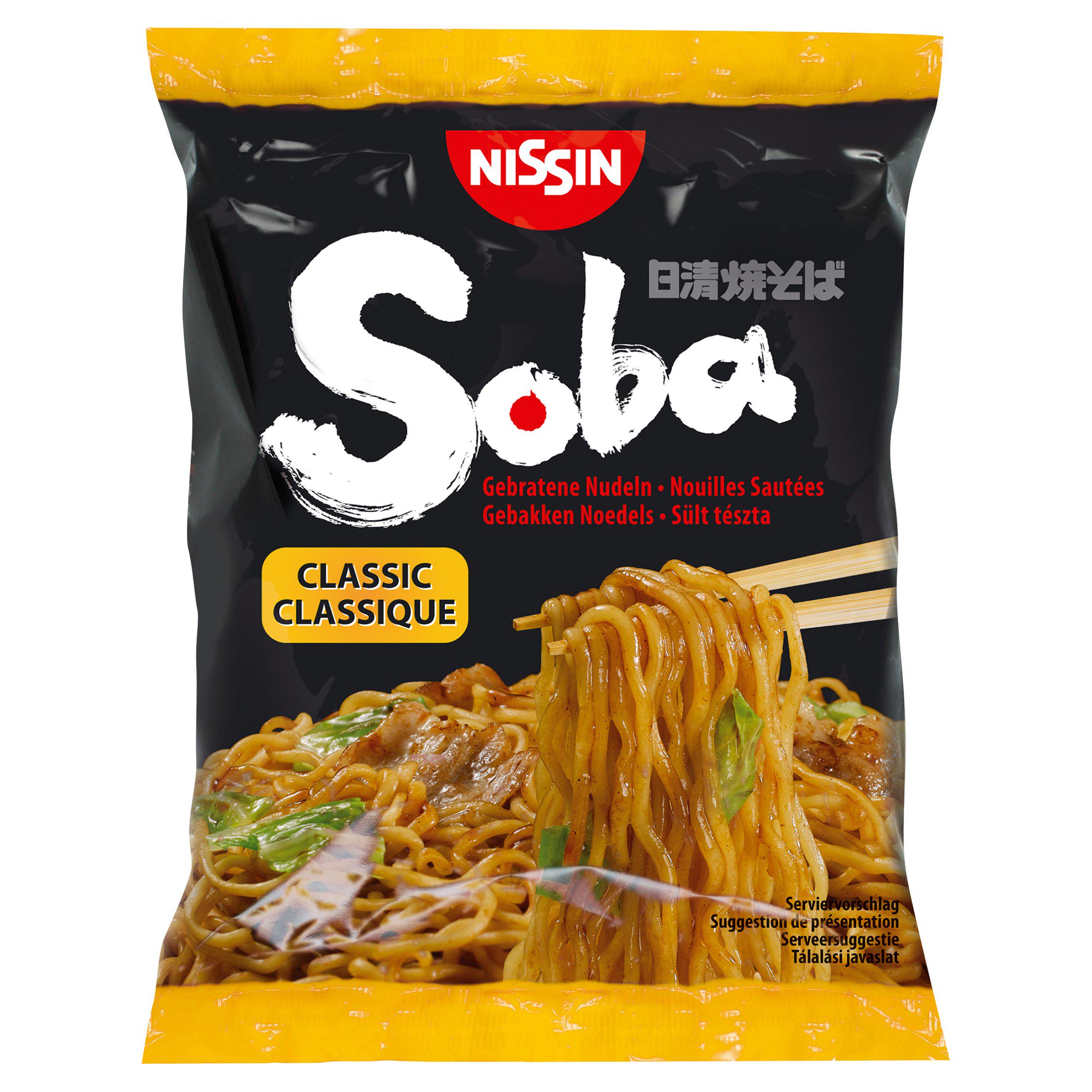 Japanese Soba Noodles Bag Classic 109 g by Nissin