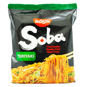 Japanese Soba Noodles Bag Teriyaki Flavour 110g by Nissin