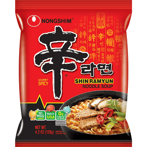 Shin Ramyun Instant Noodle Soup 120g by Nongshim