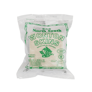 Frozen Wonton Pastry - Green (Soup) 500g by North South