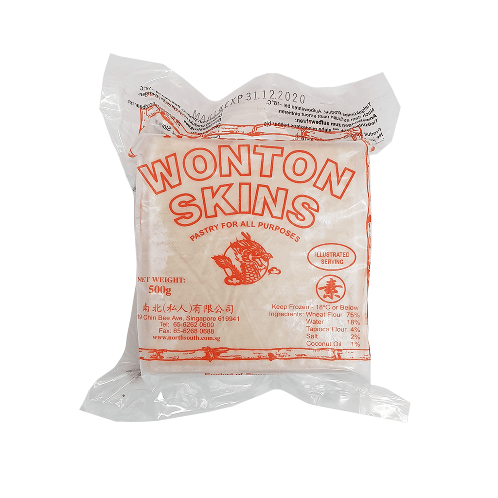 Frozen Wonton Pastry - Orange (Frying) 500g by North South