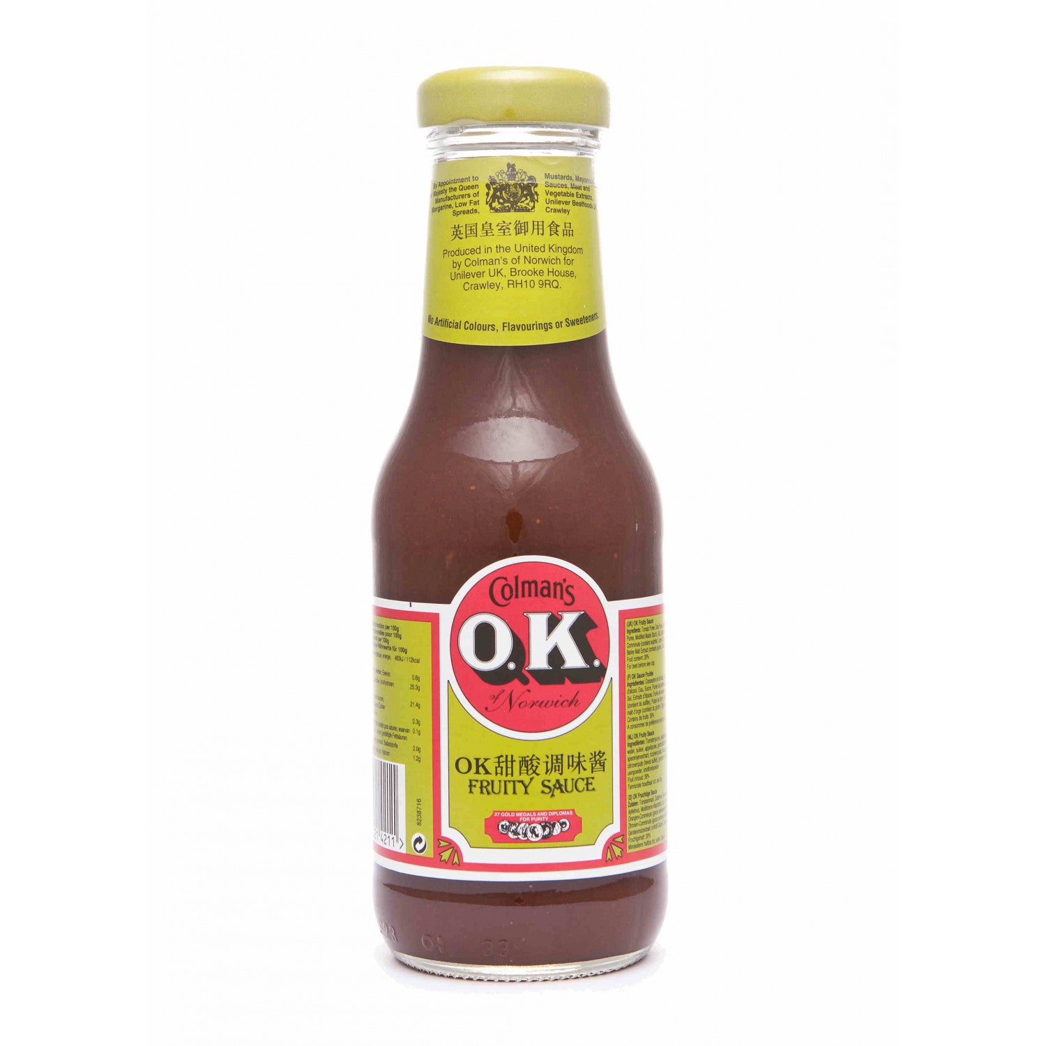 OK Fruity Sauce 335g by Colman's