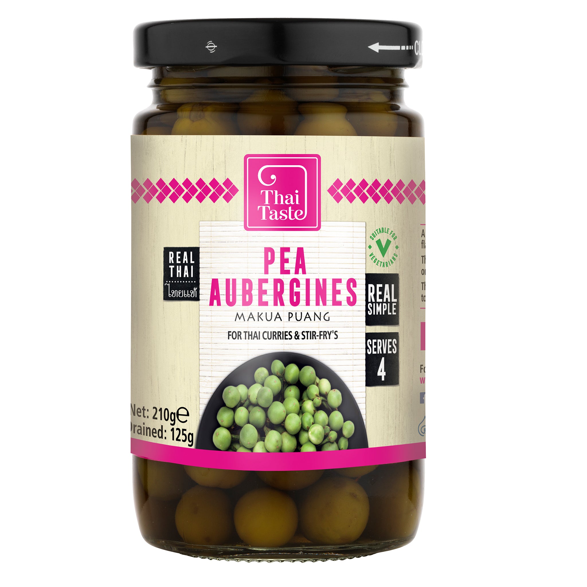 Thai pea aubergines (makua puang) 210g by Thai Taste