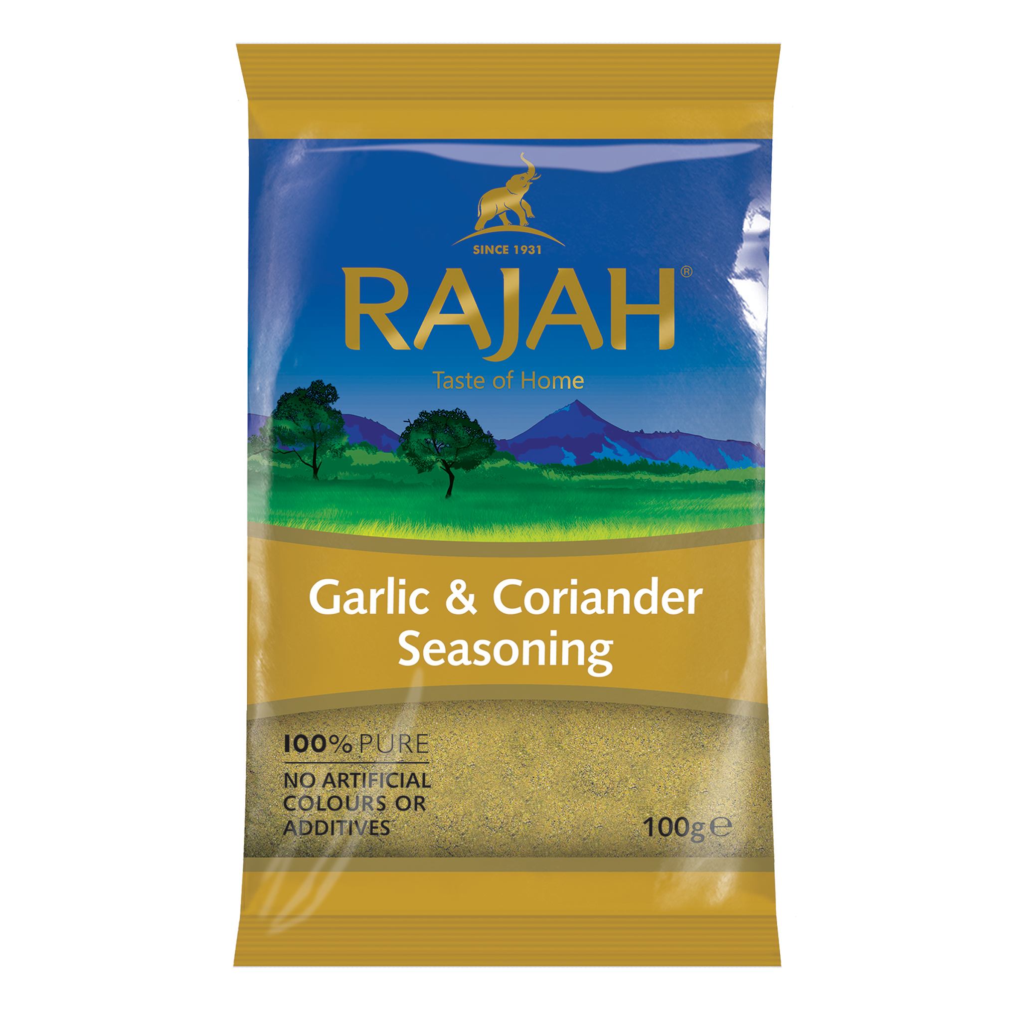 Garlic and Coriander Seasoning Spice Mix 100g by Rajah