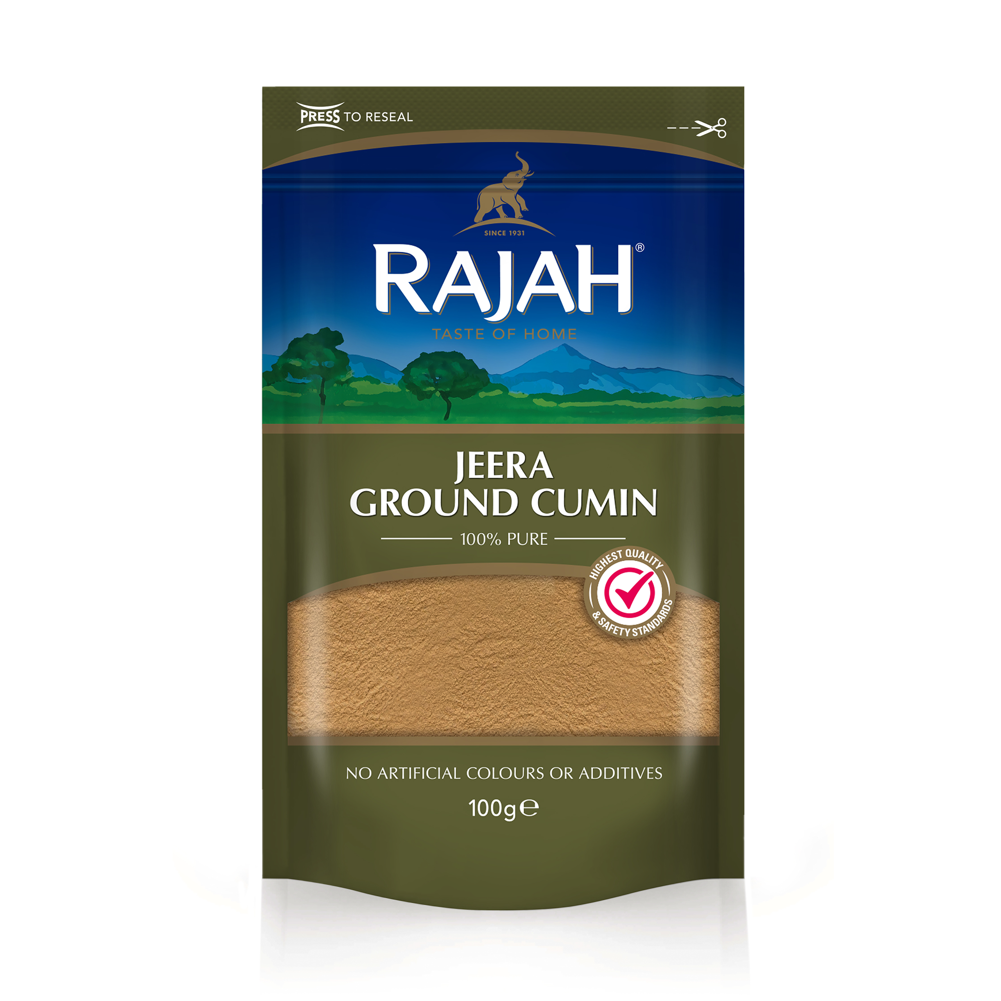 Ground Jeera Cumin Spice 100g by Rajah