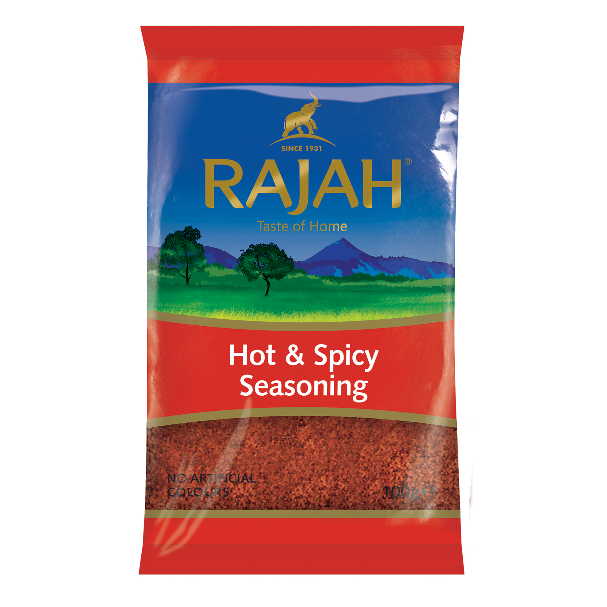 Hot and Spicy Seasoning Spice Mix 100g by Rajah