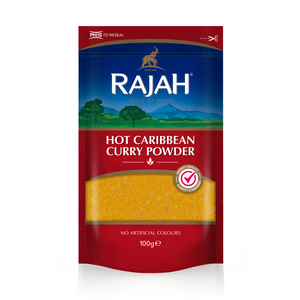 Hot Caribbean Curry Powder 100g by Rajah