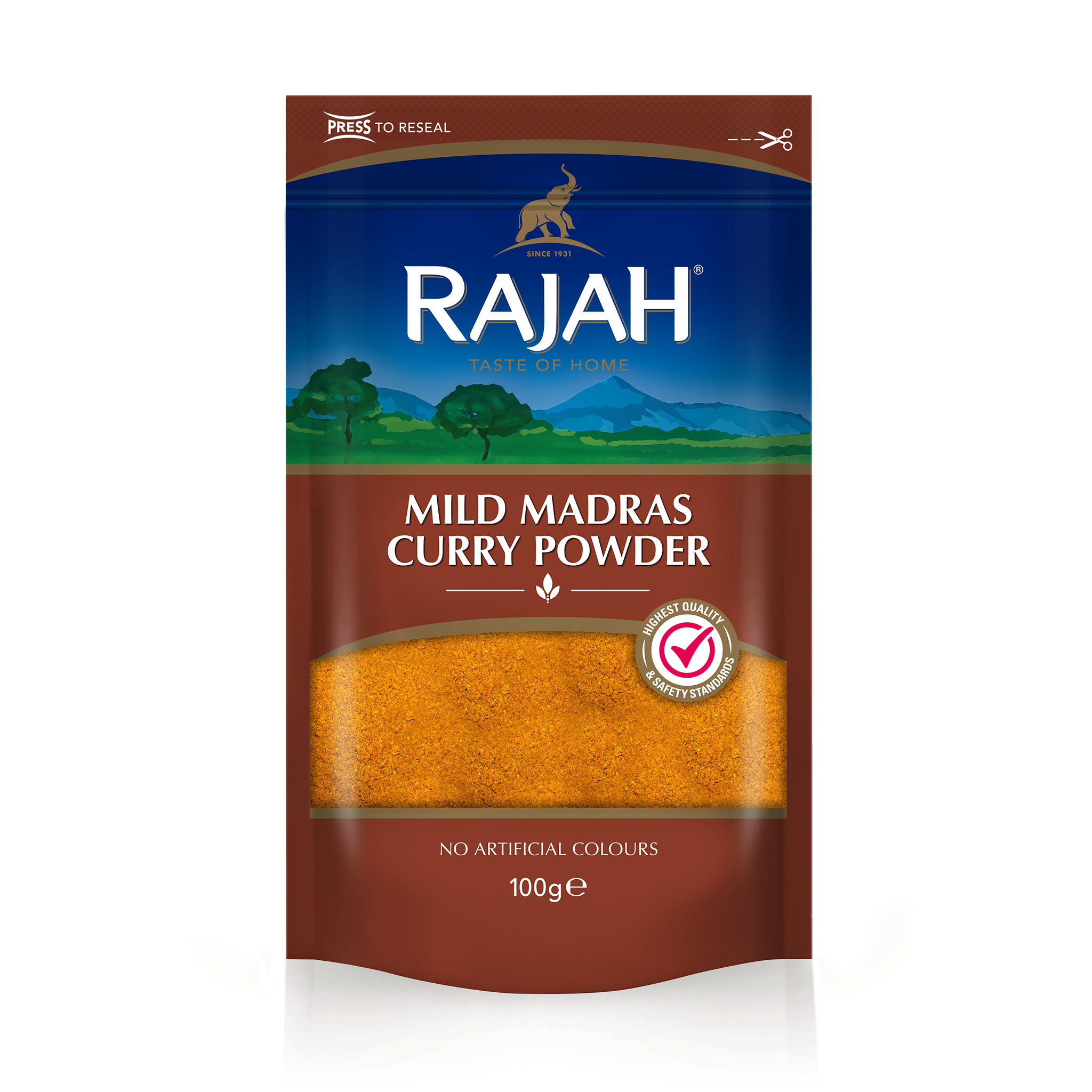 Mild Madras Curry Powder 100g by Rajah