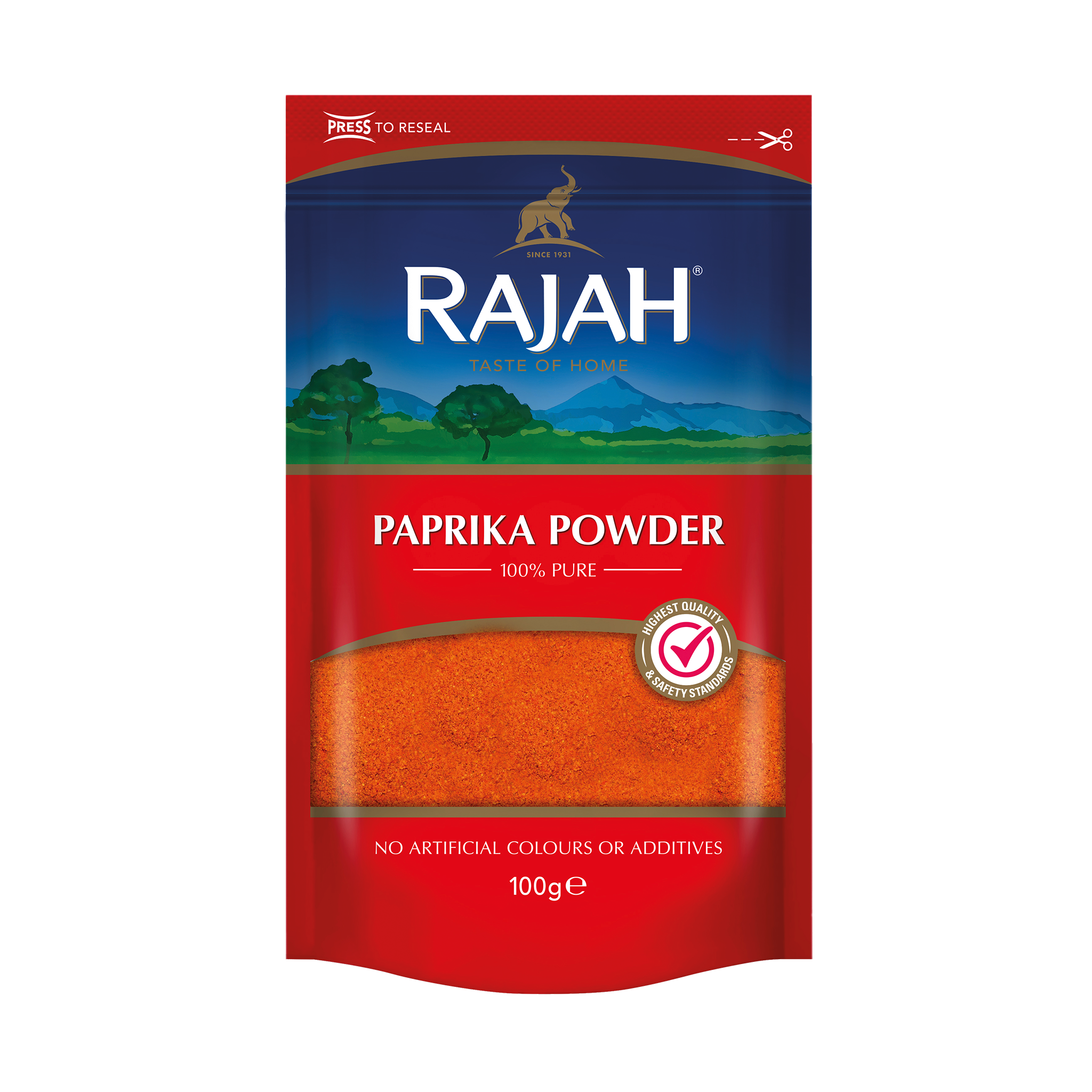 Ground Paprika Powder 100g by Rajah
