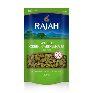 Whole Green Cardamom 50g by Rajah